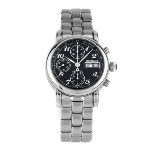 Mont Blanc Star Black Dial Chronograph Automatic - 18966 #1